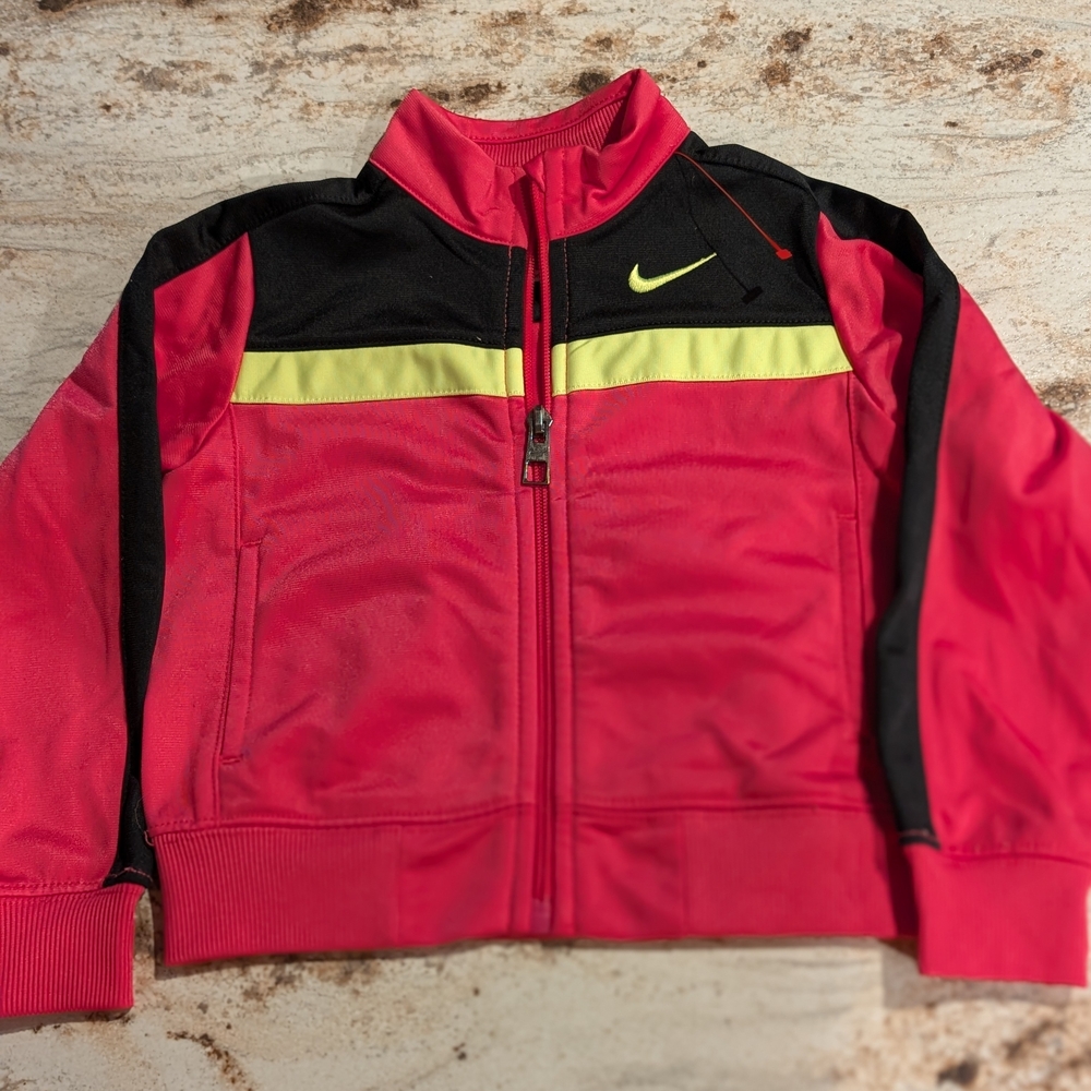 NWOT Nike Pink and Black Athletic Jacket
